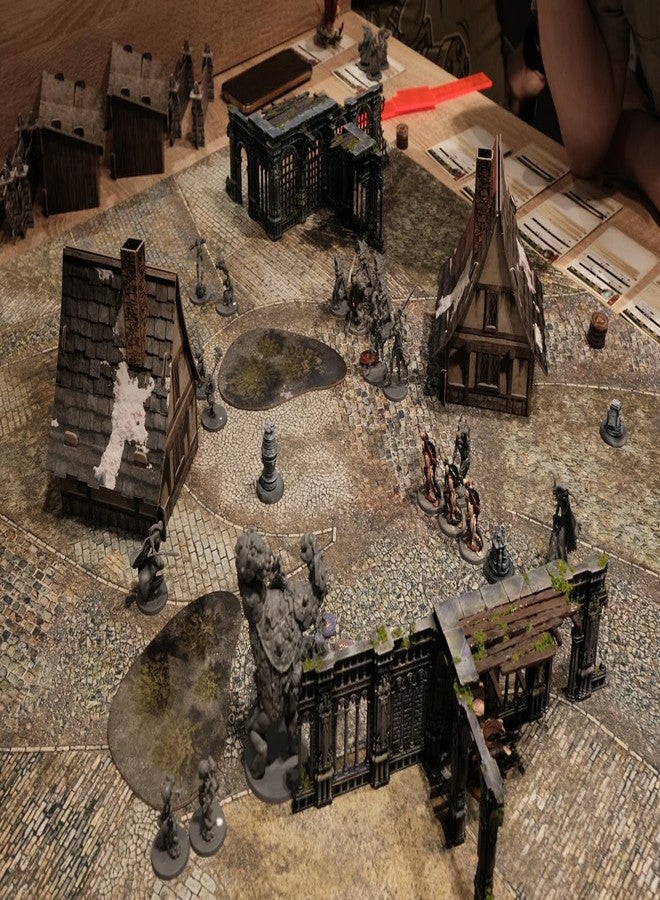 Warzone Studio 60 x 44 inch Double-Sided Rubber Battle Mat: Depalemon + Zolotograd + Bag - Image 3